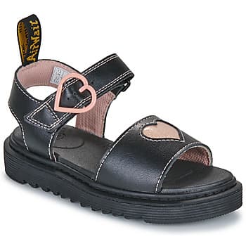 Tasaiset sandaalit Dr. Martens  Marlowe Hearts J Black+Powder Pink  36 – Dr. Martens