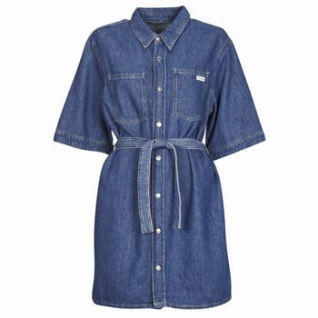 Lyhyt mekko Calvin Klein Jeans  LINEN BOXY BELTED SHIRT DRESS  EU L – Calvin Klein Jeans