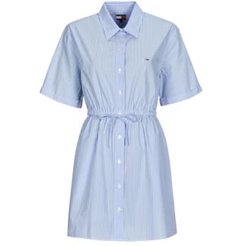 Lyhyt mekko Tommy Jeans  TJW MINI STRIPE SHIRT DRESS  EU L