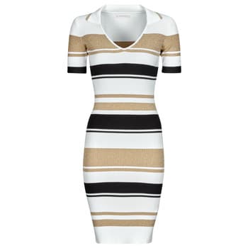 Lyhyt mekko Guess  EVIE STRIPED POLO DRESS  EU S