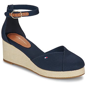 Korokepohjaiset sandaalit Tommy Hilfiger  FLAG CLOSED TOE MID WEDGE ESPAD  40 – Tommy Hilfiger