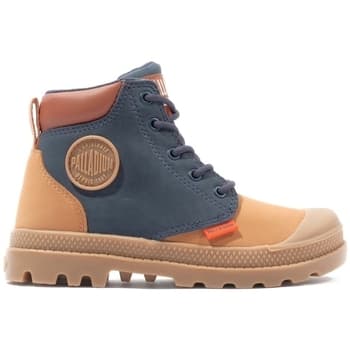 Saappaat Palladium  Pampa HI Cuff Kids Boots - Dear Brown/Mid Indigo  29