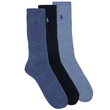 Korkeavartiset sukat Polo Ralph Lauren  CREW W/PP CREW 3 PACK  Yksi Koko – Polo Ralph Lauren