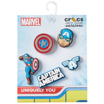 Kenkätarvikkeet Crocs  Captain America 5Pck  Yksi Koko – Crocs