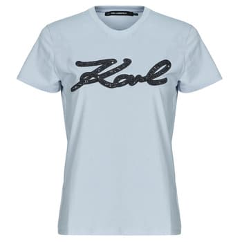 Lyhythihainen t-paita Karl Lagerfeld  BOUCLE KARL SIGNATURE T-SHIRT  EU S – Karl Lagerfeld