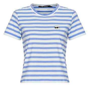 Lyhythihainen t-paita Karl Lagerfeld  IKON STRIPE BOXY T-SHIRT  EU XL – Karl Lagerfeld