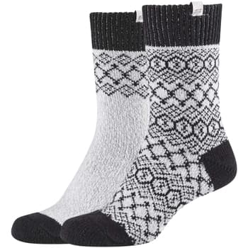 Urheilusukat Skechers  Casual Cozy Jacquard 2PPK Socks  35 / 38 – Skechers