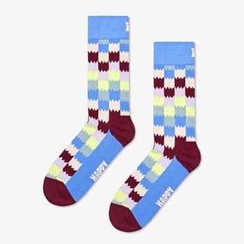 Korkeavartiset sukat Happy socks  Calcetines Hombre Modèle Dizzy Check Sock  41 / 46 – Happy Socks