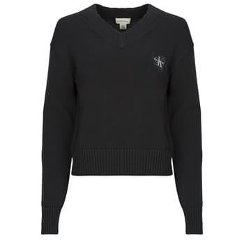 Neulepusero Calvin Klein Jeans  CK EMBRO BADGE V-NECK SWEATER  EU L – Calvin Klein Jeans