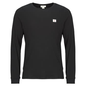 T-paidat pitkillä hihoilla Calvin Klein Jeans  LS WAFFLE BADGE CREWNK TEE  EU XL
