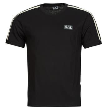 Lyhythihainen t-paita Emporio Armani EA7  TRAIN LOGO SERIES M TAPE TEE SS CO - TRAIN LOGO SERIES M TAPE TE  EU S