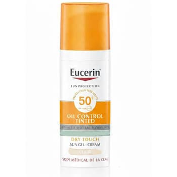 Aurinkosuojat Eucerin  Tinted Gel-Cream Oil Control Dry Touch SPF50+ 50 ml - L  50 ml – Eucerin