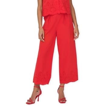 Housut Only  Roxanne Long Trousers - High Risk Red  EU XS – Only