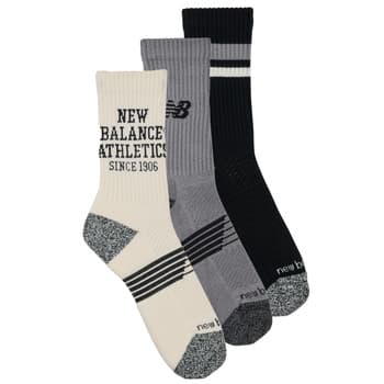 Urheilusukat New Balance  ACTIVE LIFESTYLE GRAPHIC CREW SOCKS 3 PACKS  L – New Balance