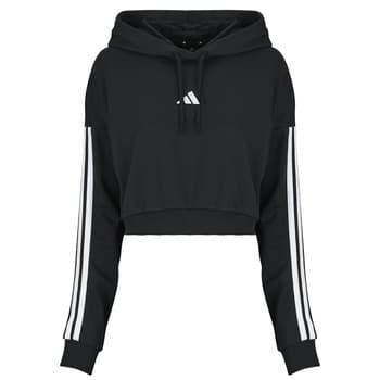 Hupparit adidas  Essentials 3-Stripes French Terry Crop Hoodie  EU S