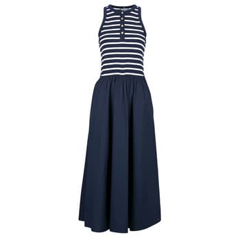 Pitkä mekko Tommy Hilfiger  GOLD BUTTON POPLIN MIX DRESS  EU XL – Tommy Hilfiger