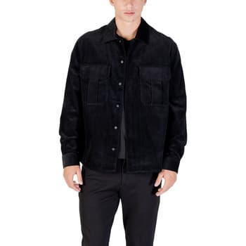 Pitkähihainen paitapusero Antony Morato  REGULAR FIT WITH LOGOED METAL BADGE MMSL00770-FA300030  IT 46 – Antony Morato