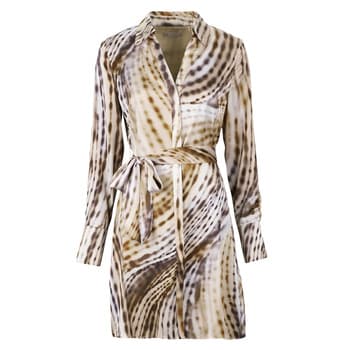 Lyhyt mekko Guess  LS YSALINE CHEMISIER MINI  EU XL – Guess