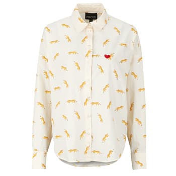 Paitapusero / Kauluspaita Pieces  PCJANNA LS LOOSE AOP  EU XS – Pieces