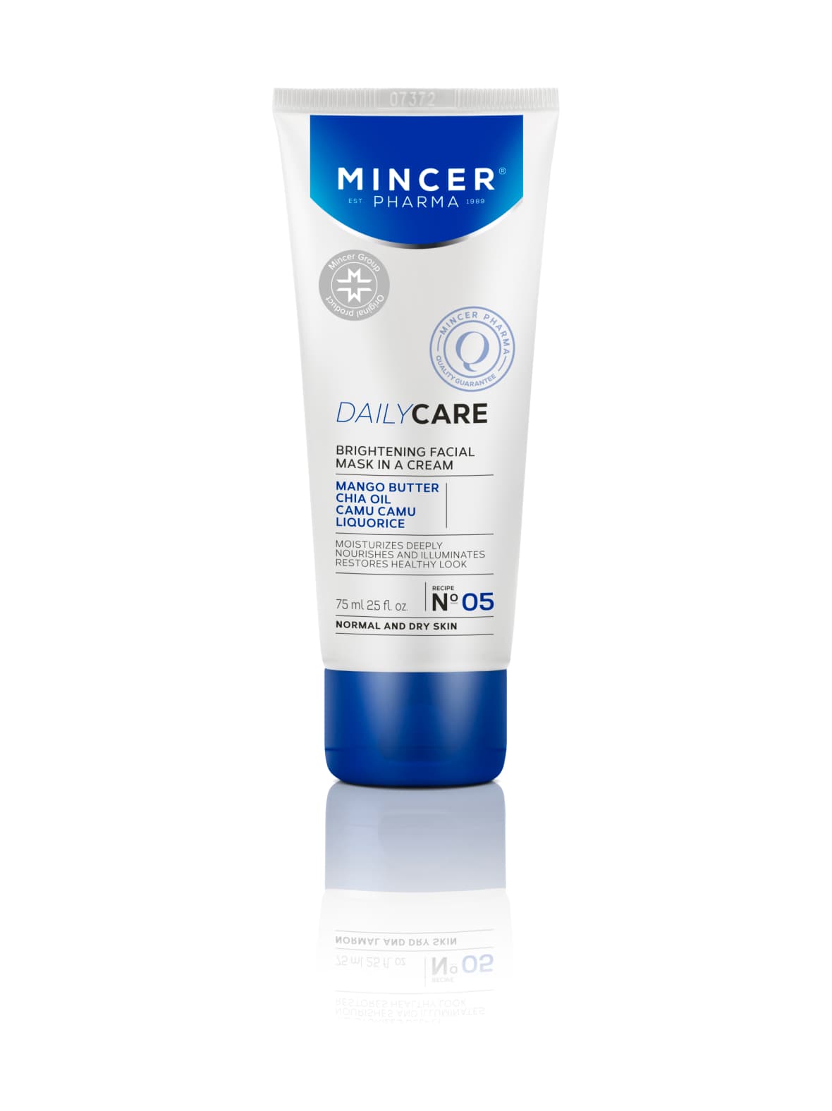 Dailycare brightening facial mask in a cream -heleyttävä kasvonaamio 75ml