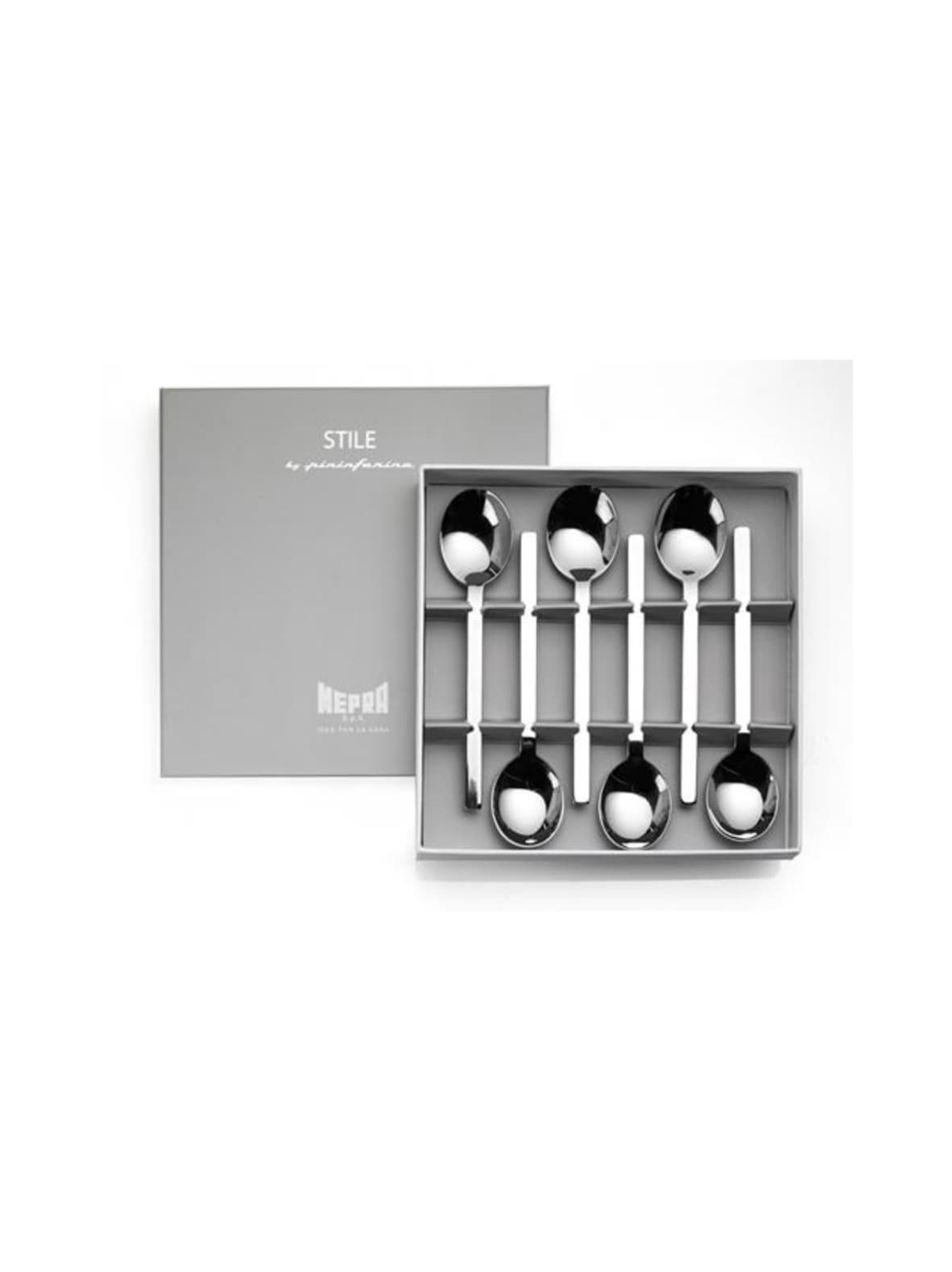 Stile by pininfarina-kahvilusikka 6 kpl lahjapakkauksessa – MEPRA