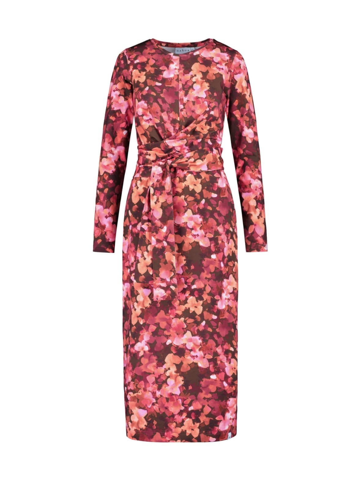 Zoey dress, scarlet petals – Nakoa