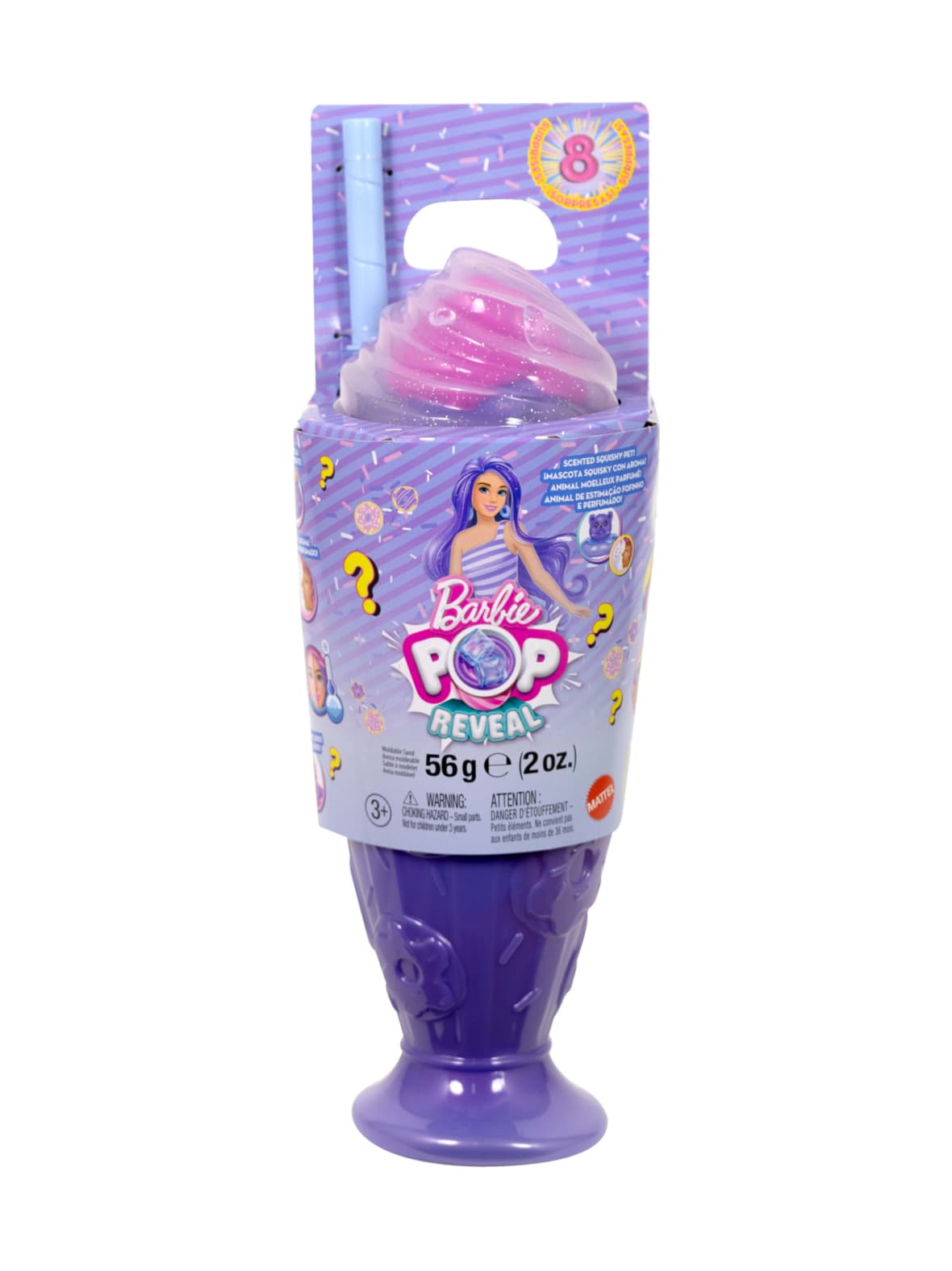 Barbie️ pop! reveal sweet treats -sarja - violetit hiukset