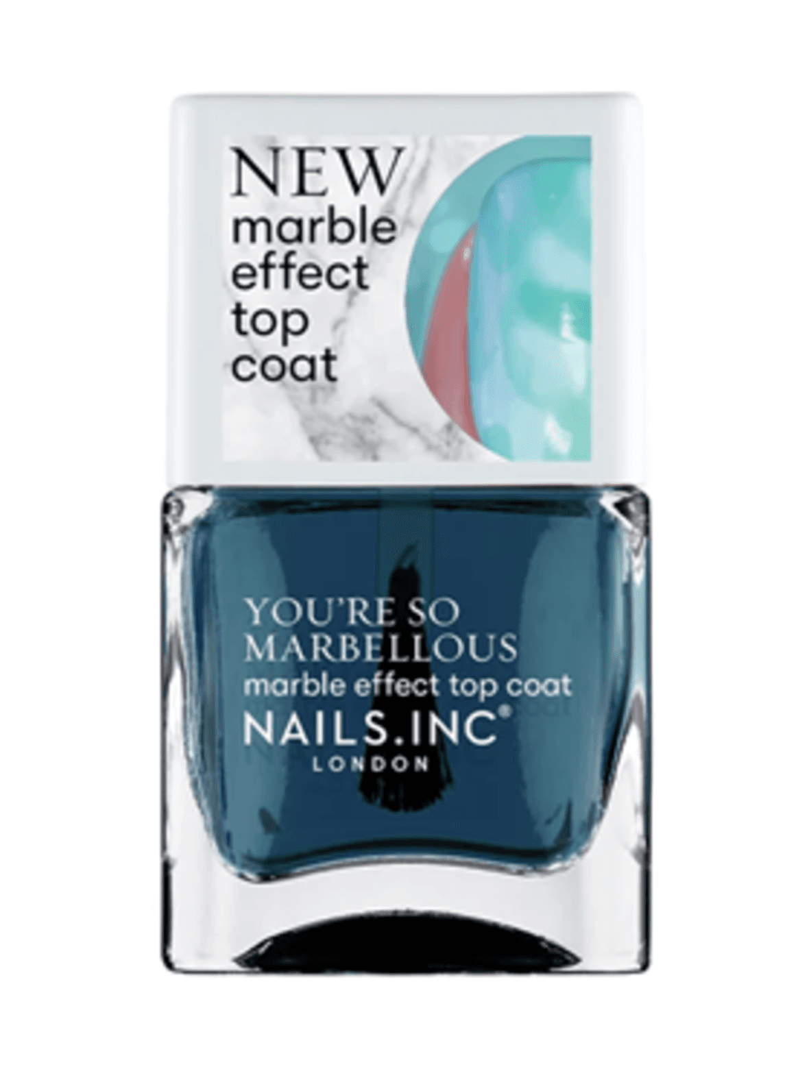 Nailsinc marble effect top coat, that's how i roll -päällyslakka 14ml – NAILS INC