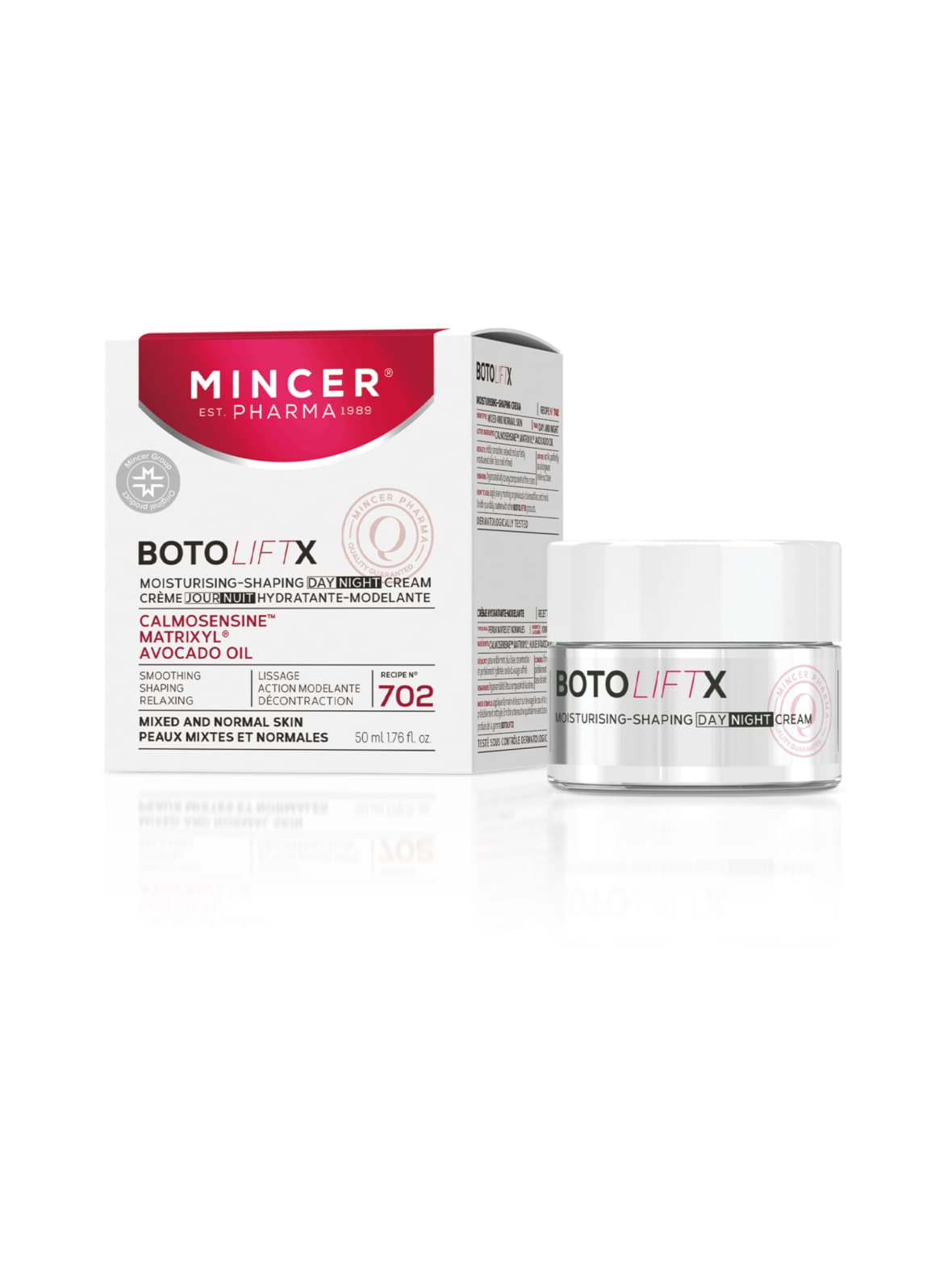 Botolift moisturising-shaping day&night cream -kiinteyttävä 24h kosteusvoide 50ml – Mincer Pharma