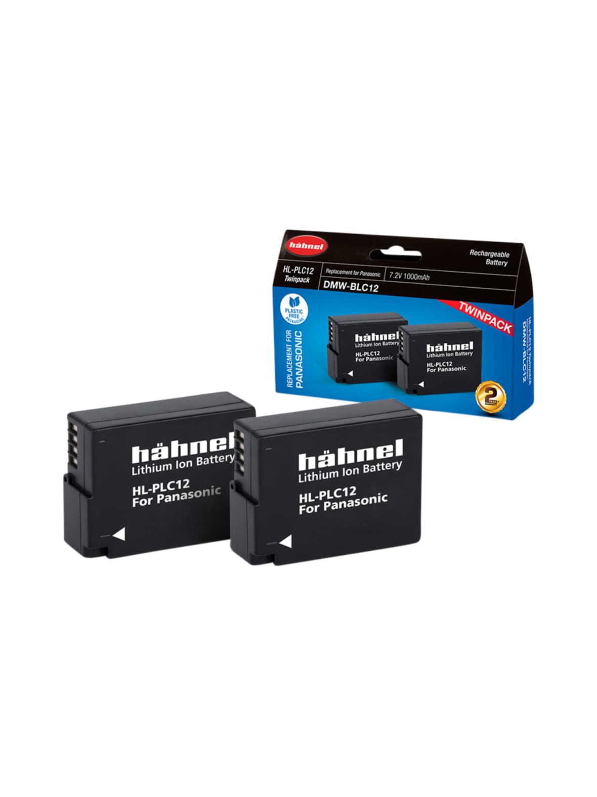 Hähnel hl-plc12 (panasonic dmw-blc12) 2kpl akkuja – Hahnel