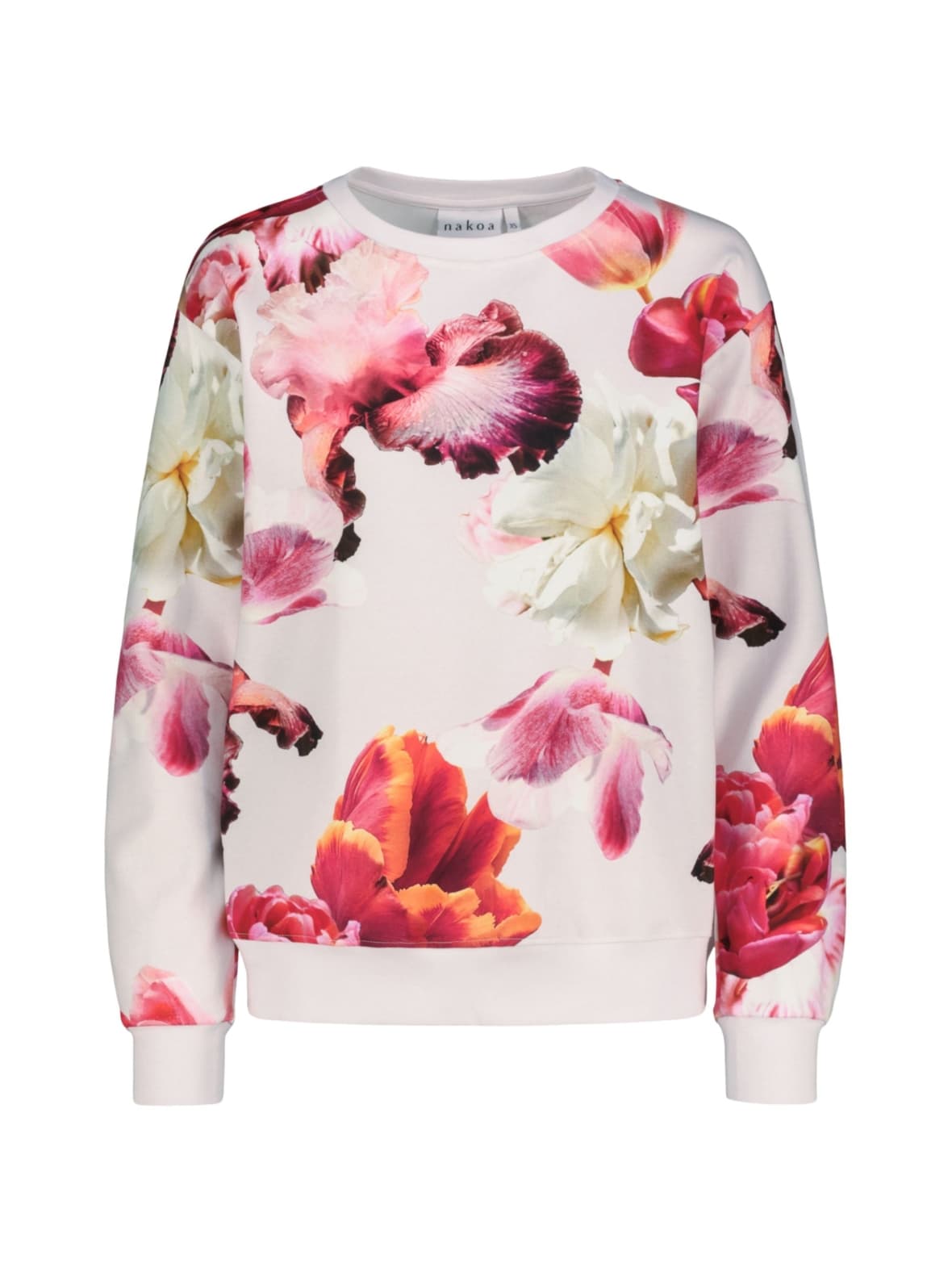 Casual chic print shirt, sorbet – Nakoa