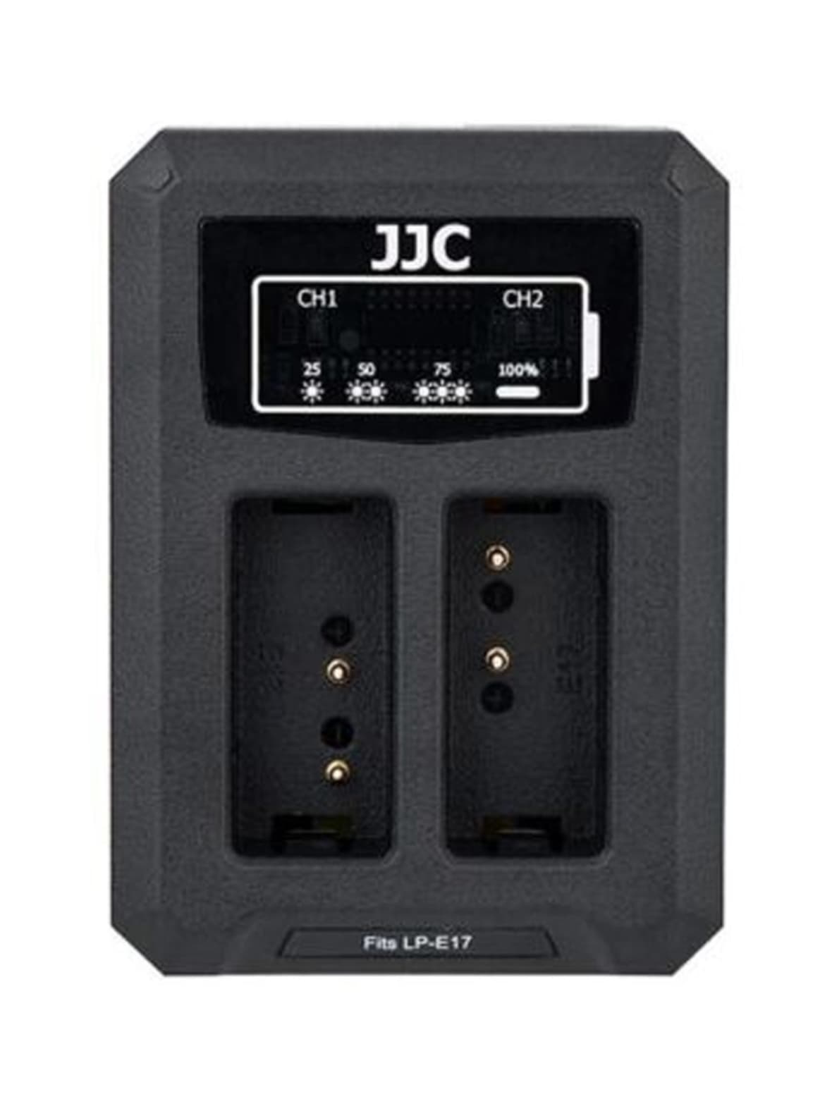 Jjc dch-lpe17 usb dual battery charger -tuplalaturi (canon lp-e17) – JJC