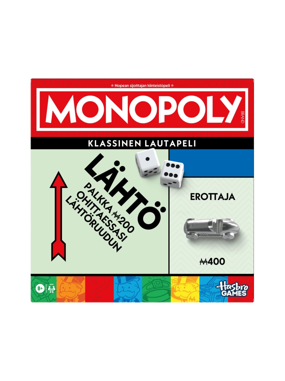 Monopoly lautapeli classic refresh (suomenkielinen) – MONOPOLY