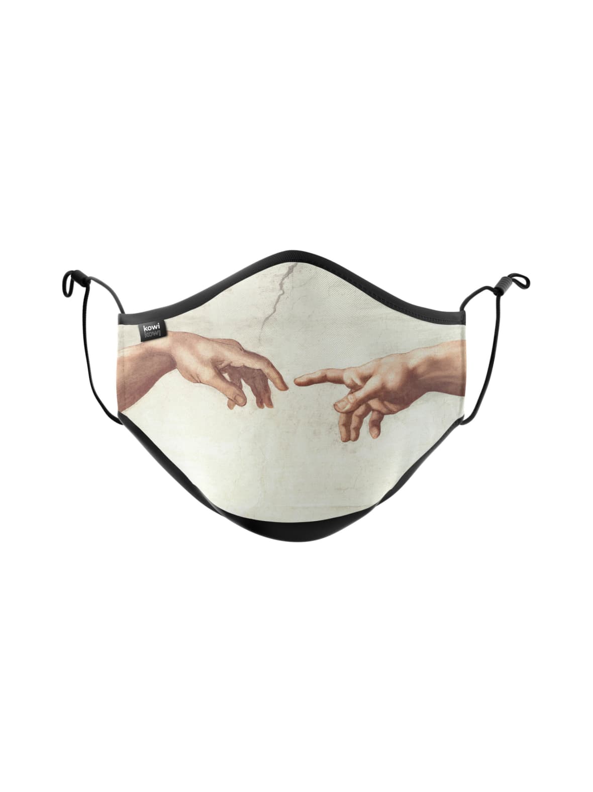 Michelangelo hands of god and adam - kasvomaski – Kowi Kowi