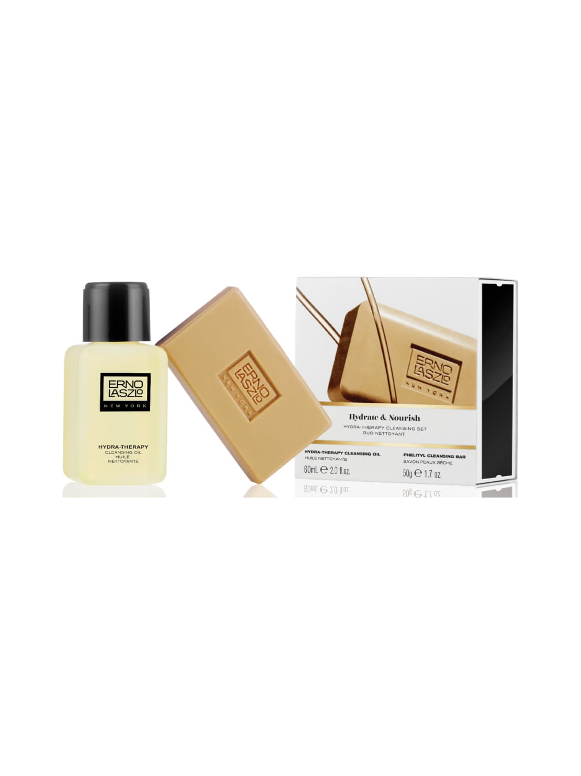Hydra-therapy cleansing set -matkapakkaus, 2 tuotetta