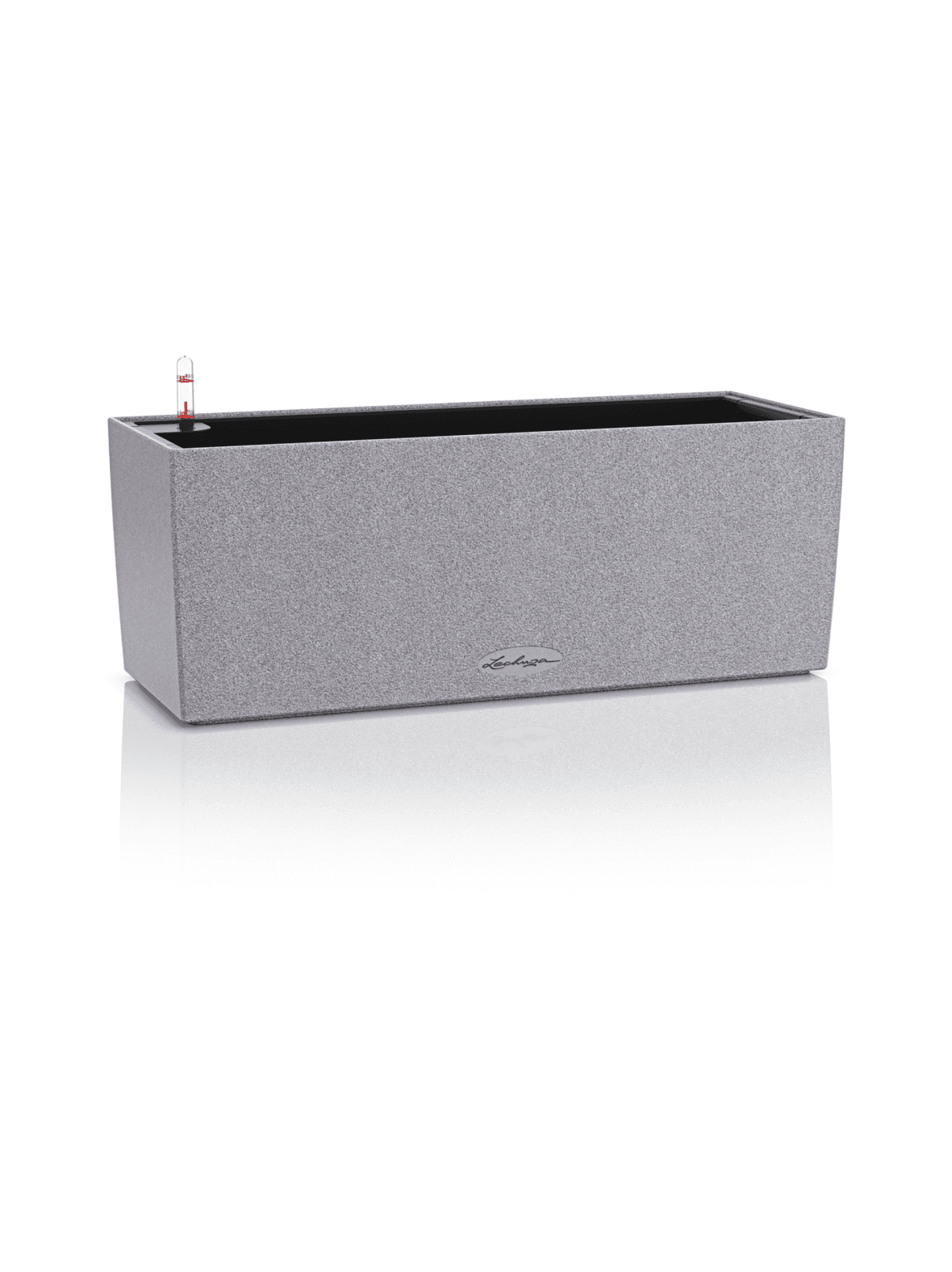 Balconera stone harmaa altakastelu parvekeruukku pari 80x19cm, korkeus 19cm + kannattimet – LECHUZA