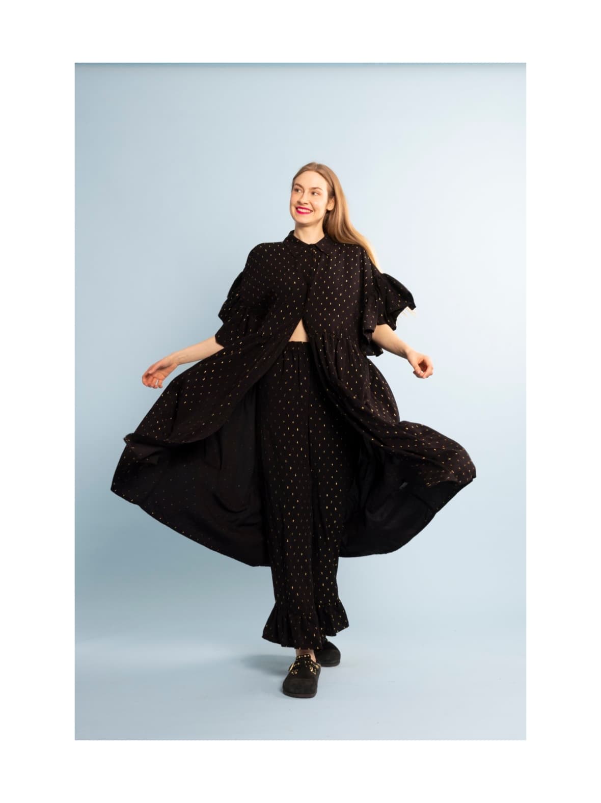 Flirty- mekko pitkä, kultahippu
