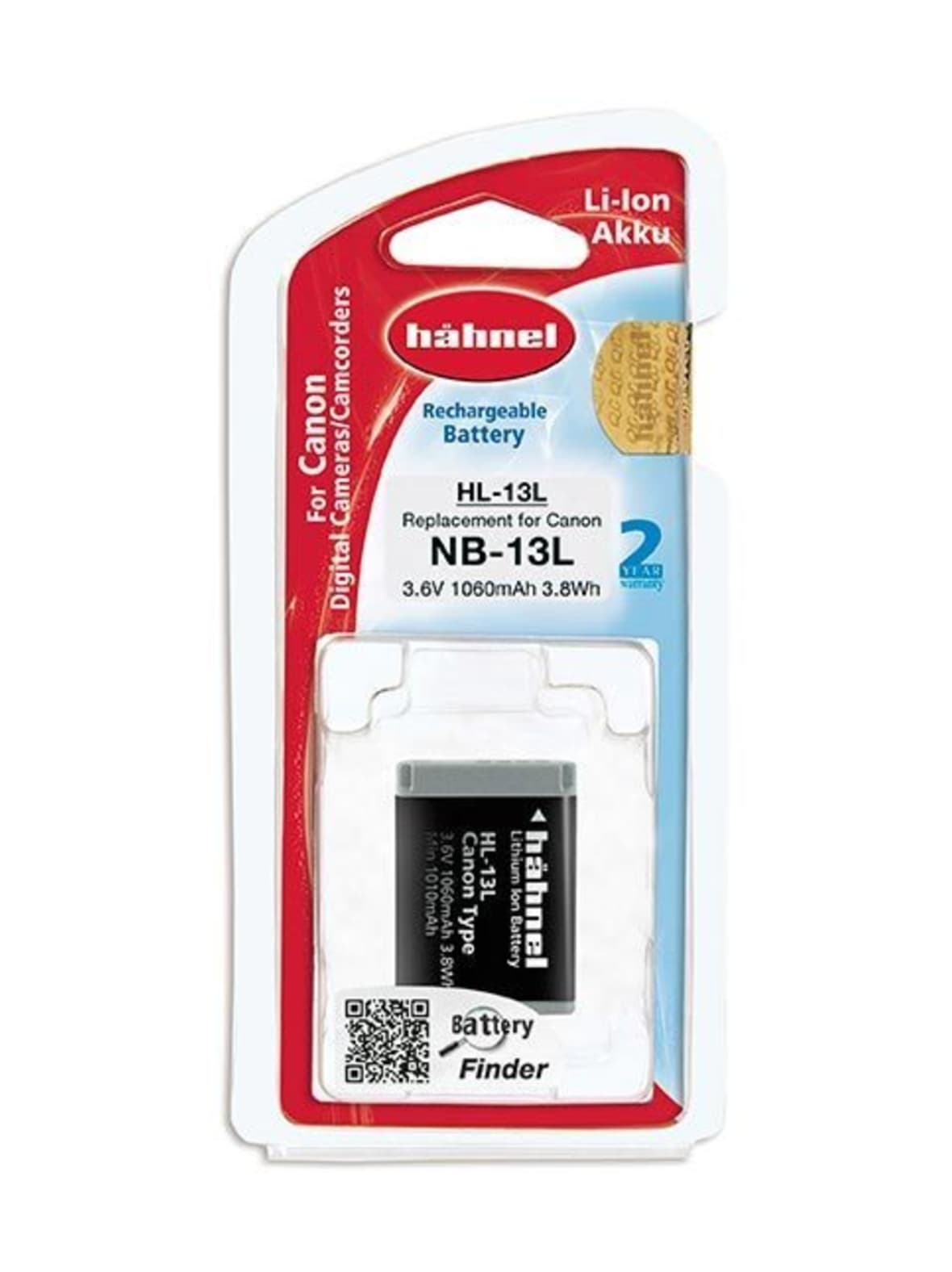 Hähnel hl-13l (canon nb-13l) akku – Hahnel