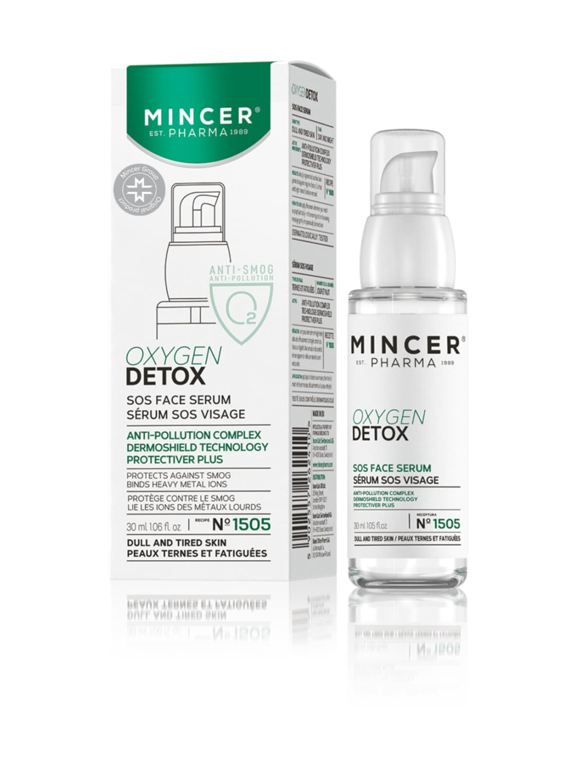 Oxygendetox sos face serum -tehoseerumi 30ml – Mincer Pharma