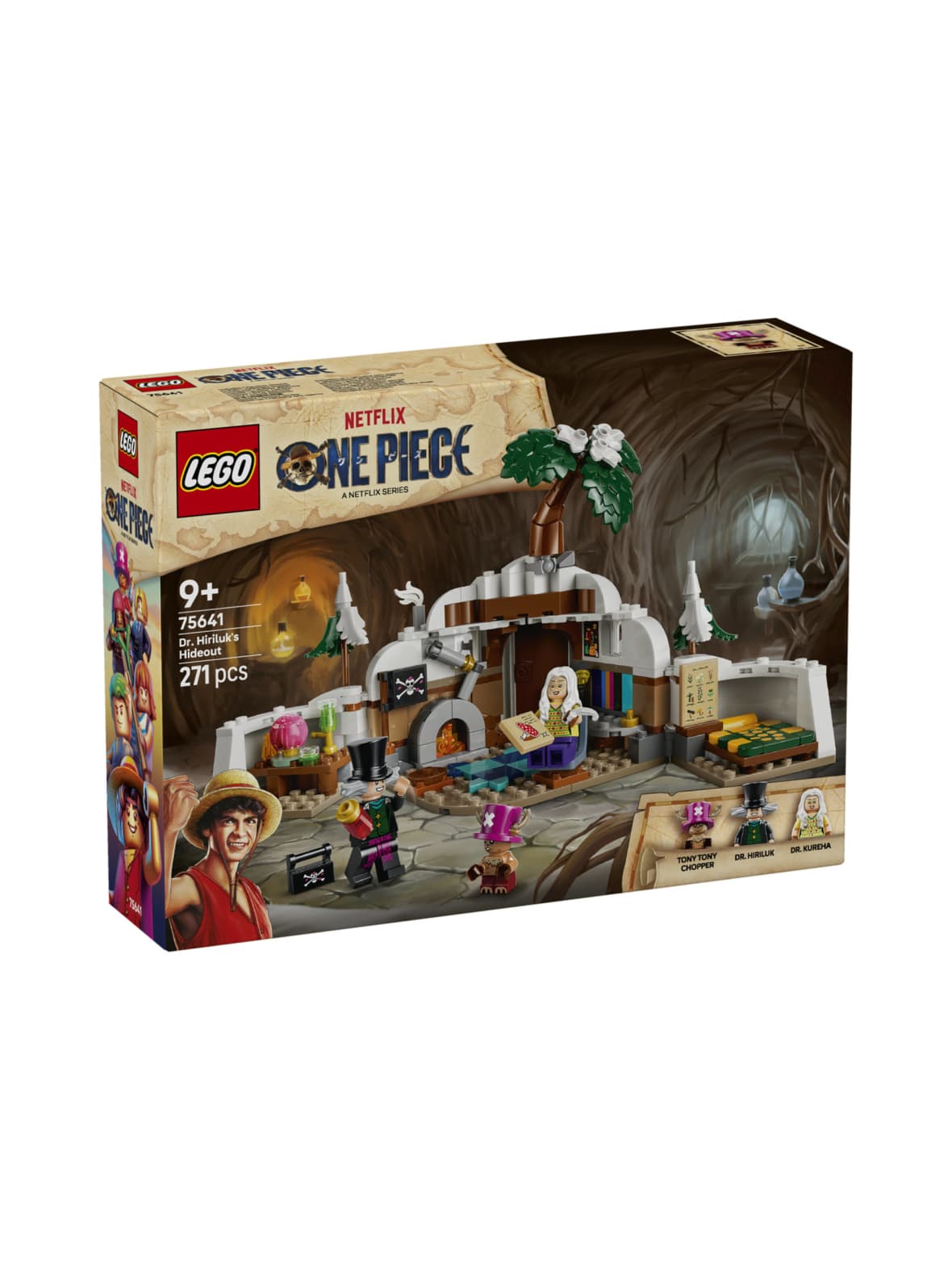 Lego one piece tohtori hirilukin piilopaikka 75641