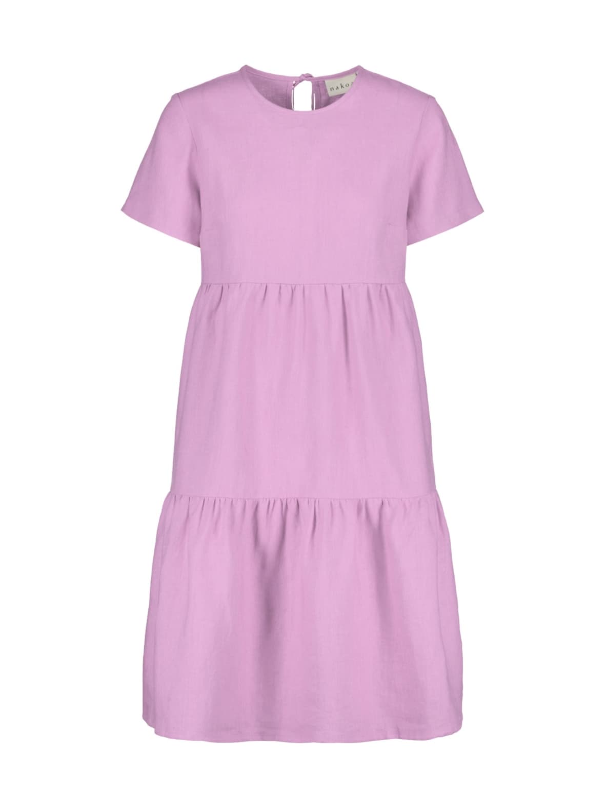 Olivia dress, orchid bouquet