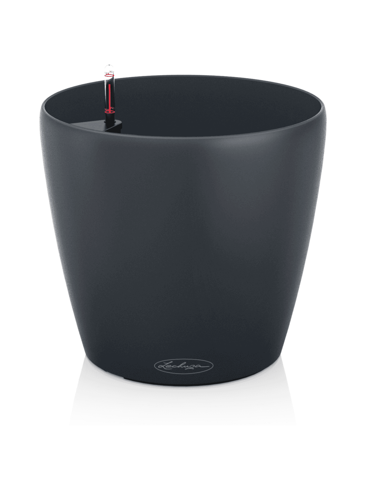 Classiko color matta tummaharmaa altakasteluruukku pyörillä  ∅70cm, korkeus 65cm – LECHUZA