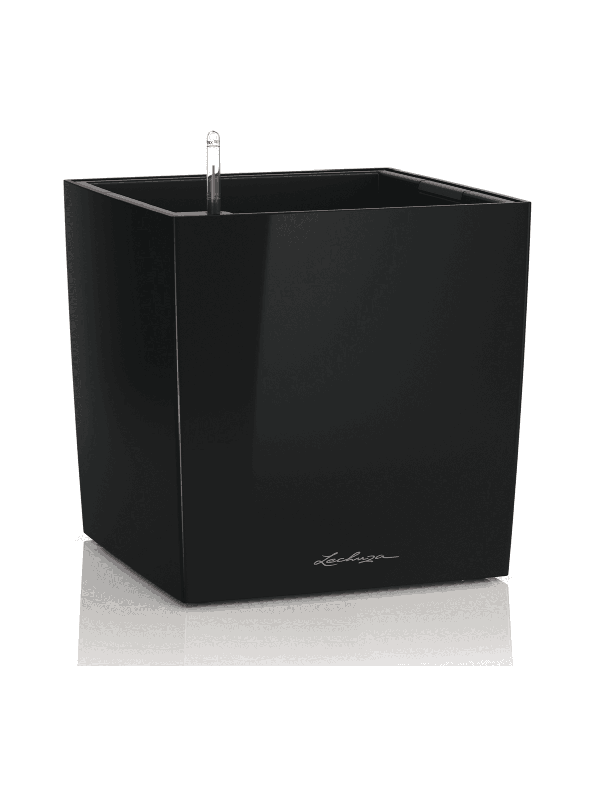 Cube premium 40 musta altakasteluruukku pyörillä ∅40x40cm korkeus40cm – LECHUZA