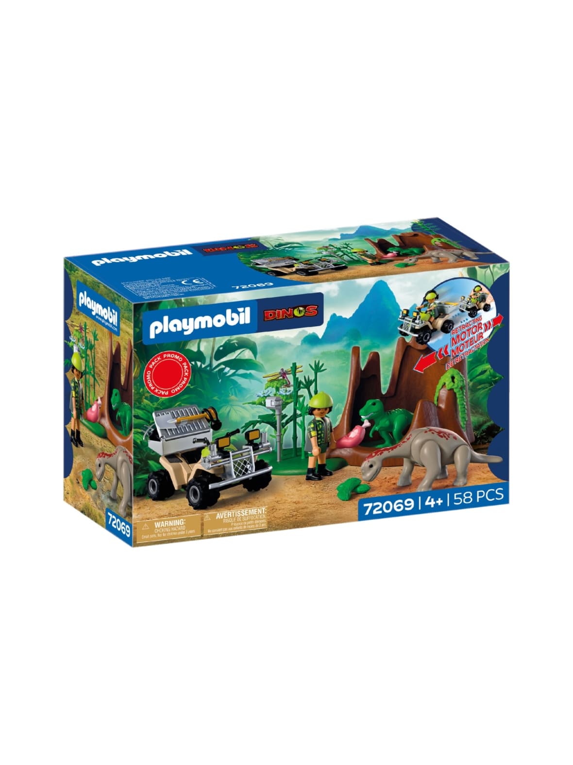 Playmobil dinosaurusten piilopaikka 72069