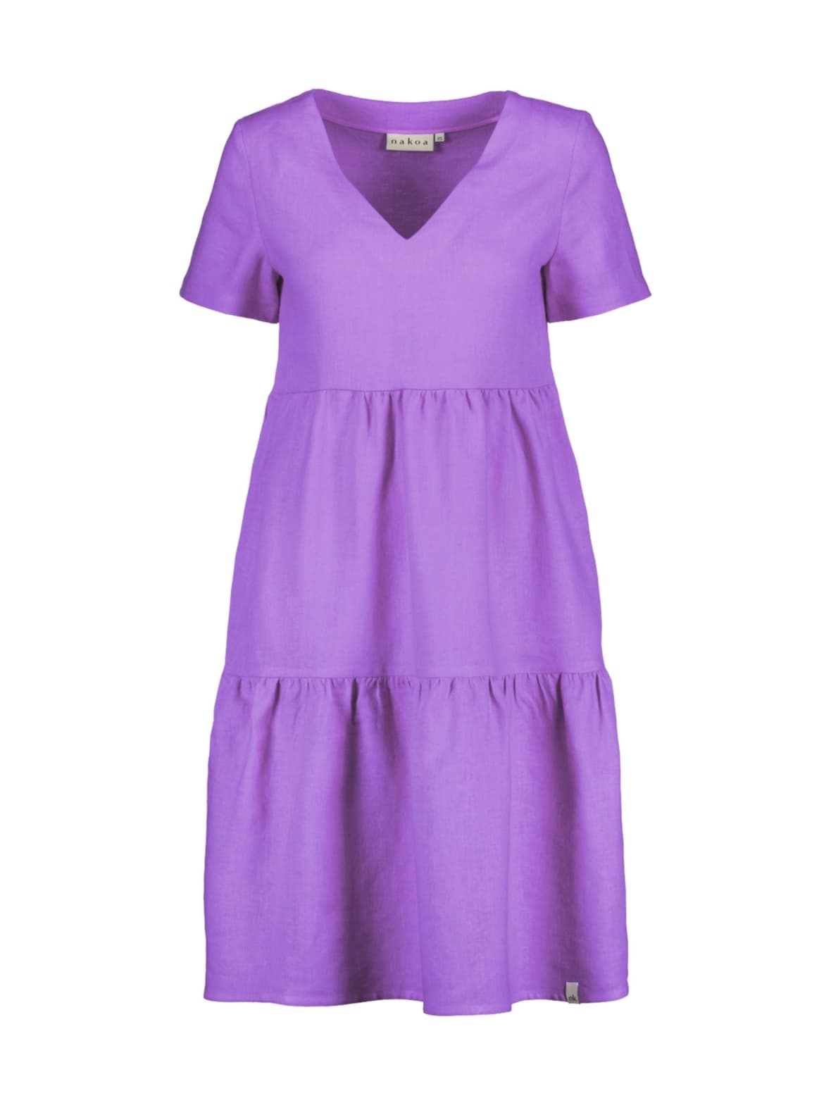 Pellava kerrosmekko, iris – Nakoa