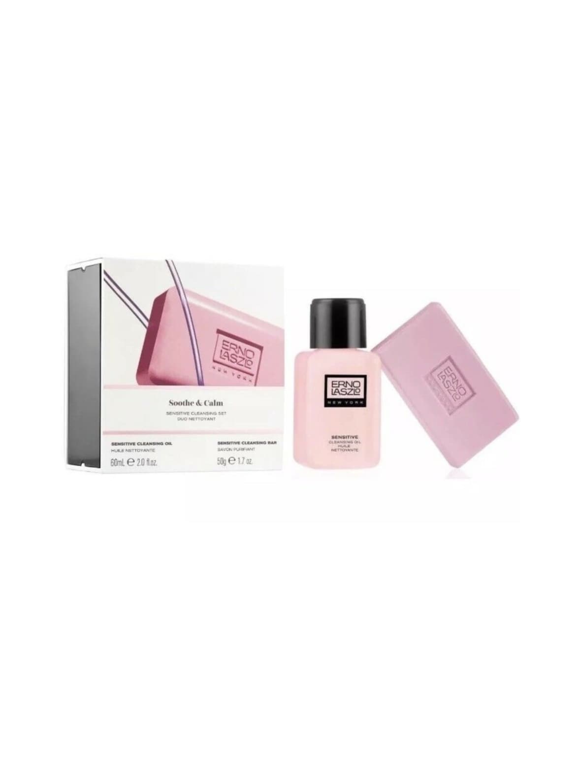 Sensitive cleansing set -matkapakkaus, 2 tuotetta