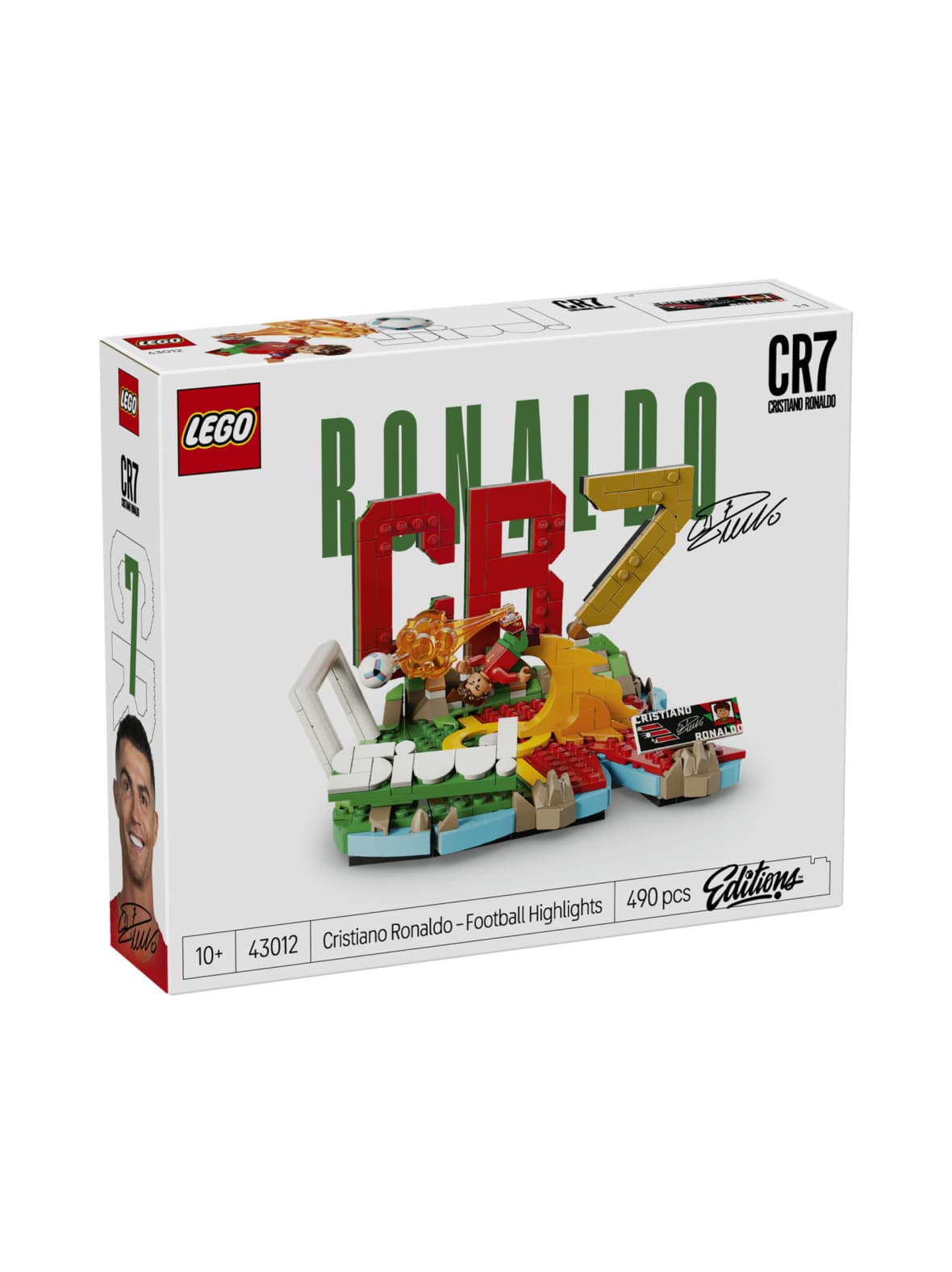 Lego editions football cristiano ronaldo – jalkapallon tähtihetket 43012