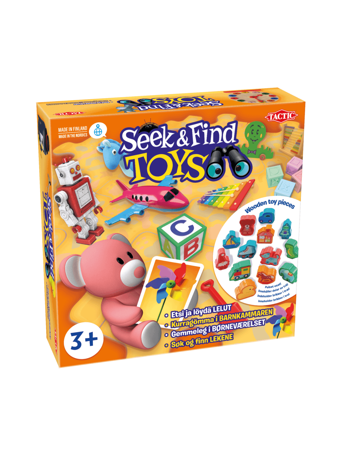 Tactic etsi ja löydä lelut lautapeli