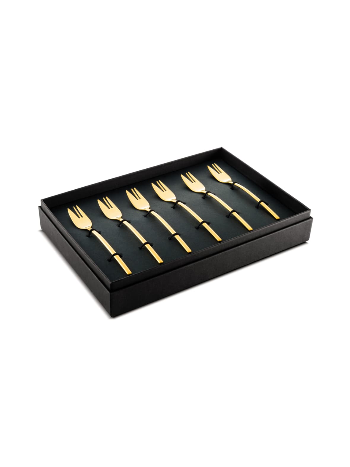 Due oro ice-kakkuhaarukka 6 kpl lahjapakkauksessa – MEPRA