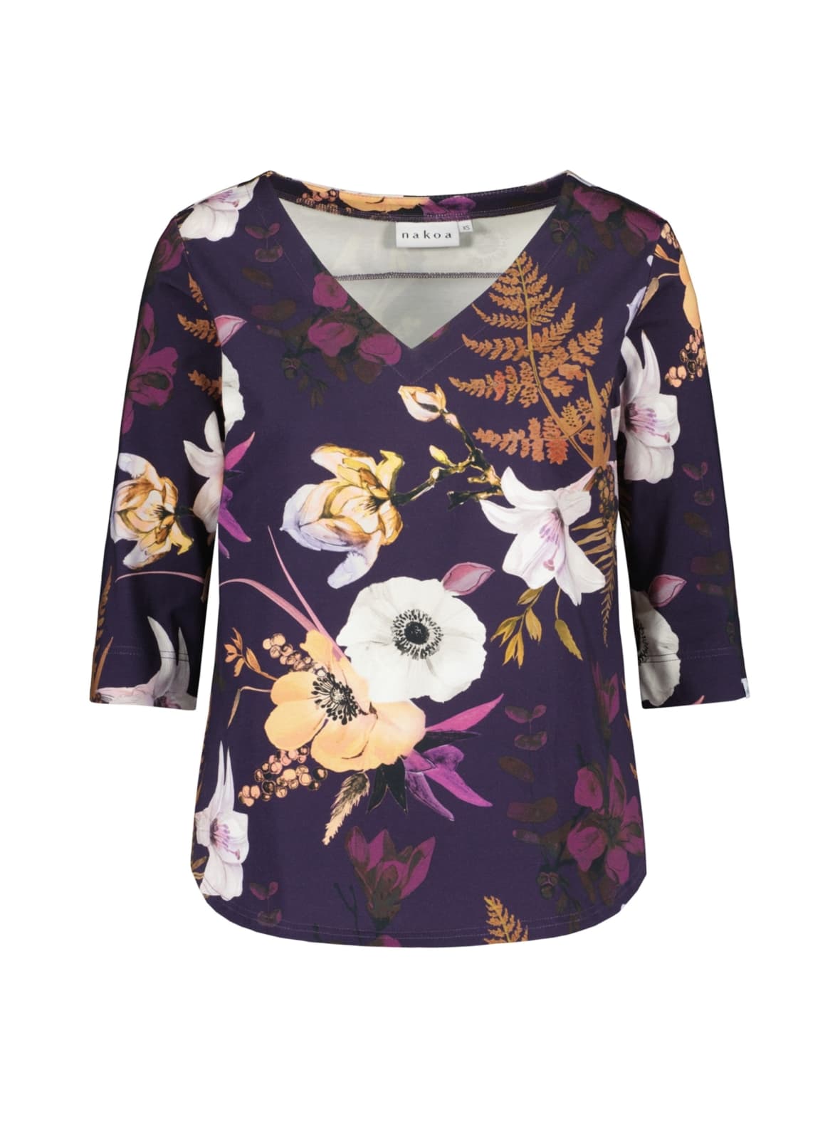 Vera blouse, secret lily – Nakoa